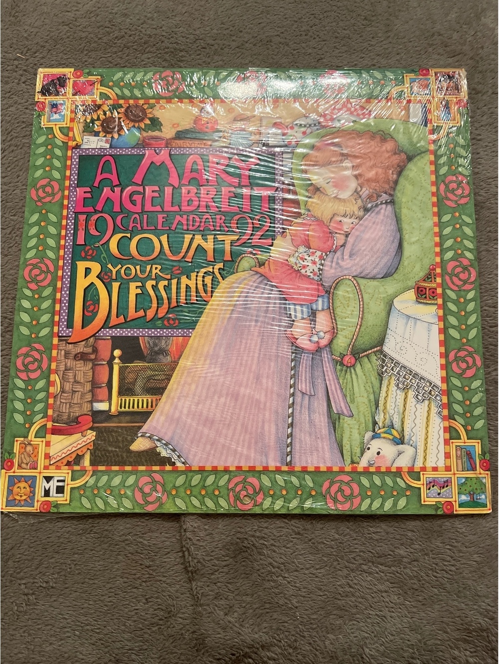 Mary Engelbreit 1992 Calendar - Count Your Blessings
